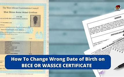 WAEC Date of Birth