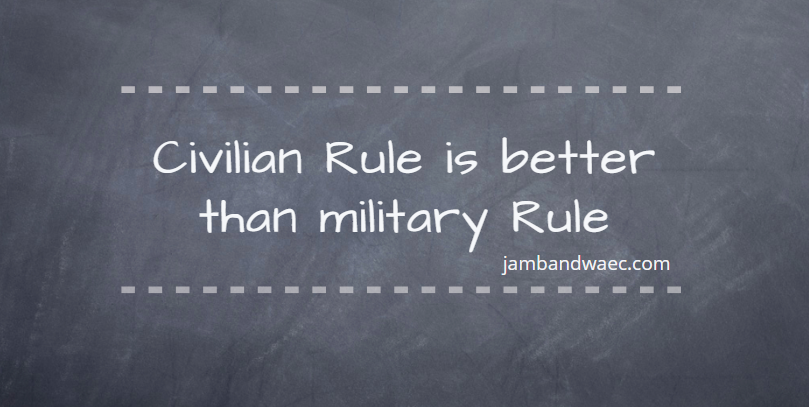 argumentative essay on military rule and civilian rule